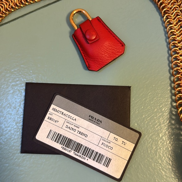 NWT Prada red leather chain bag - Awesome! - Picture 12 of 12